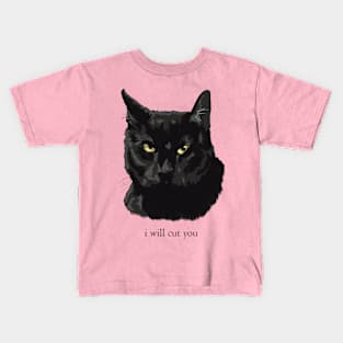 Angry Cat Kids T-Shirt